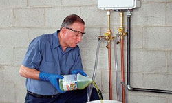 Water heater cleaning