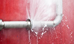 Burst or leaking pipe repair