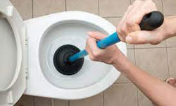 Toilet bowl choke repair